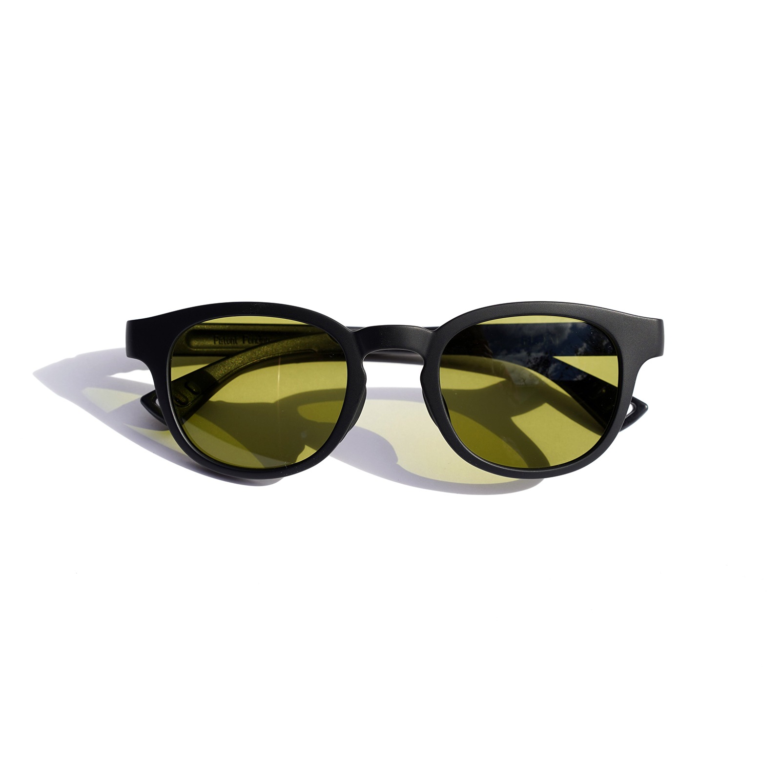 FLOAT メガネ ブラック/イエロー 当日出荷可] FLOAT LYELL MAT BLACK/Lt.GR LOCK TEMPLE BLACK [フロート]