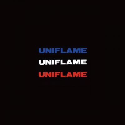 [当日出荷可][40%OFF] UNIFLAME UF ロゴステッカー小 トリオ [ユニフレーム]