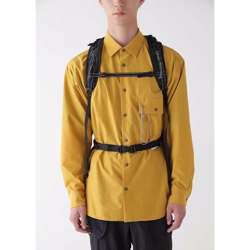 and wander ECOPAK 30L backpack black [アンドワンダー]