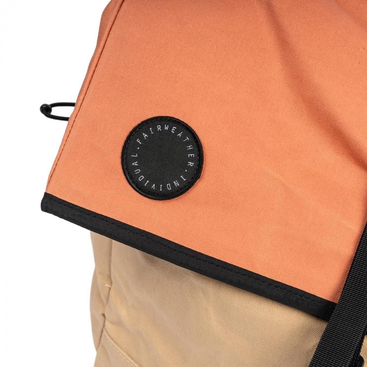 [当日出荷可] FAIRWEATHER brompton bag フレームあり waxed canvas/pink/beige [フェアウェザー]