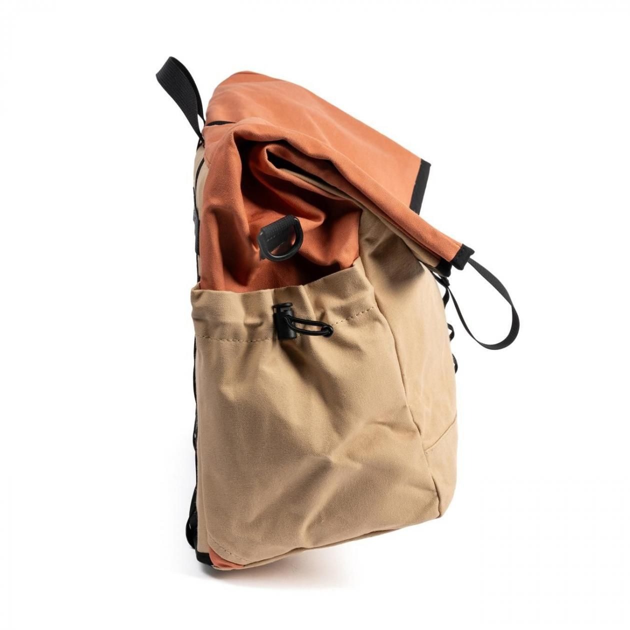 [当日出荷可] FAIRWEATHER brompton bag フレームあり waxed canvas/pink/beige [フェアウェザー]