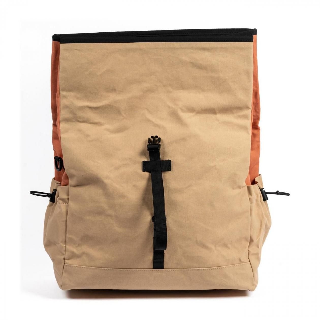 [当日出荷可] FAIRWEATHER brompton bag フレームあり waxed canvas/pink/beige [フェアウェザー]
