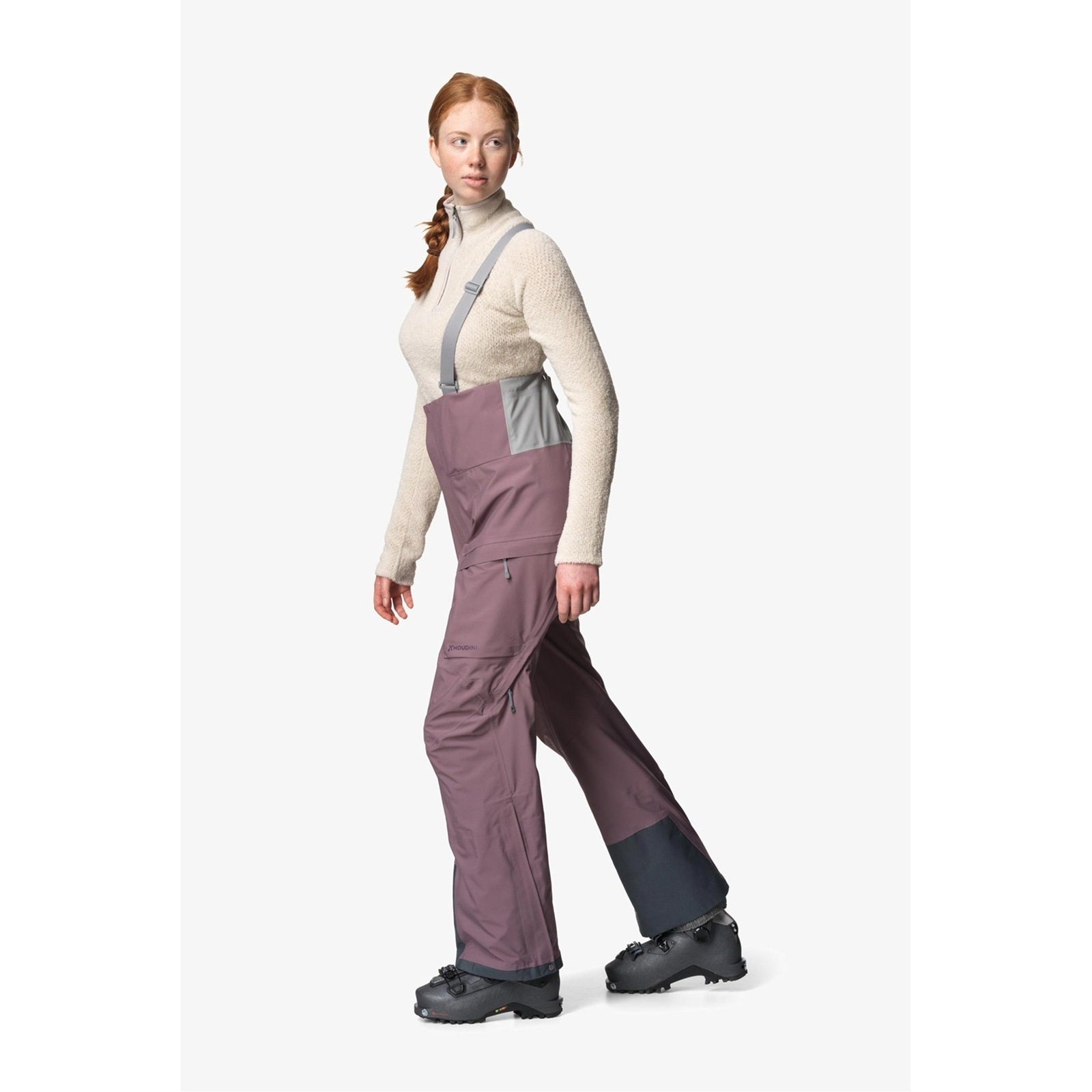 Houdini Womens Rollercoaster Bib Pants Dusk Purple [フーディニ]