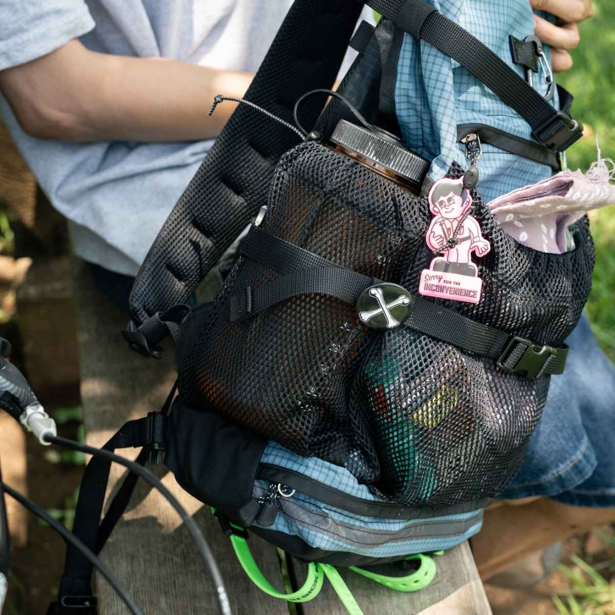 [最短当日出荷] FAIRWEATHER off pack 18 ultra grid/blue smoke [フェアウェザー]