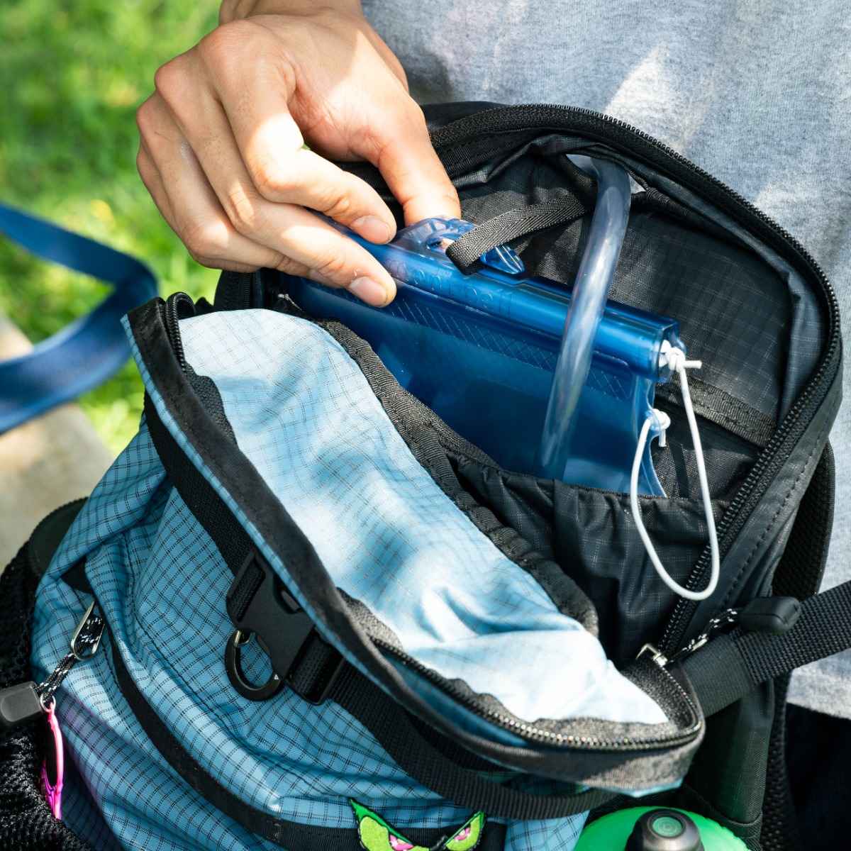 [最短当日出荷] FAIRWEATHER off pack 18 ultra grid/blue smoke [フェアウェザー]