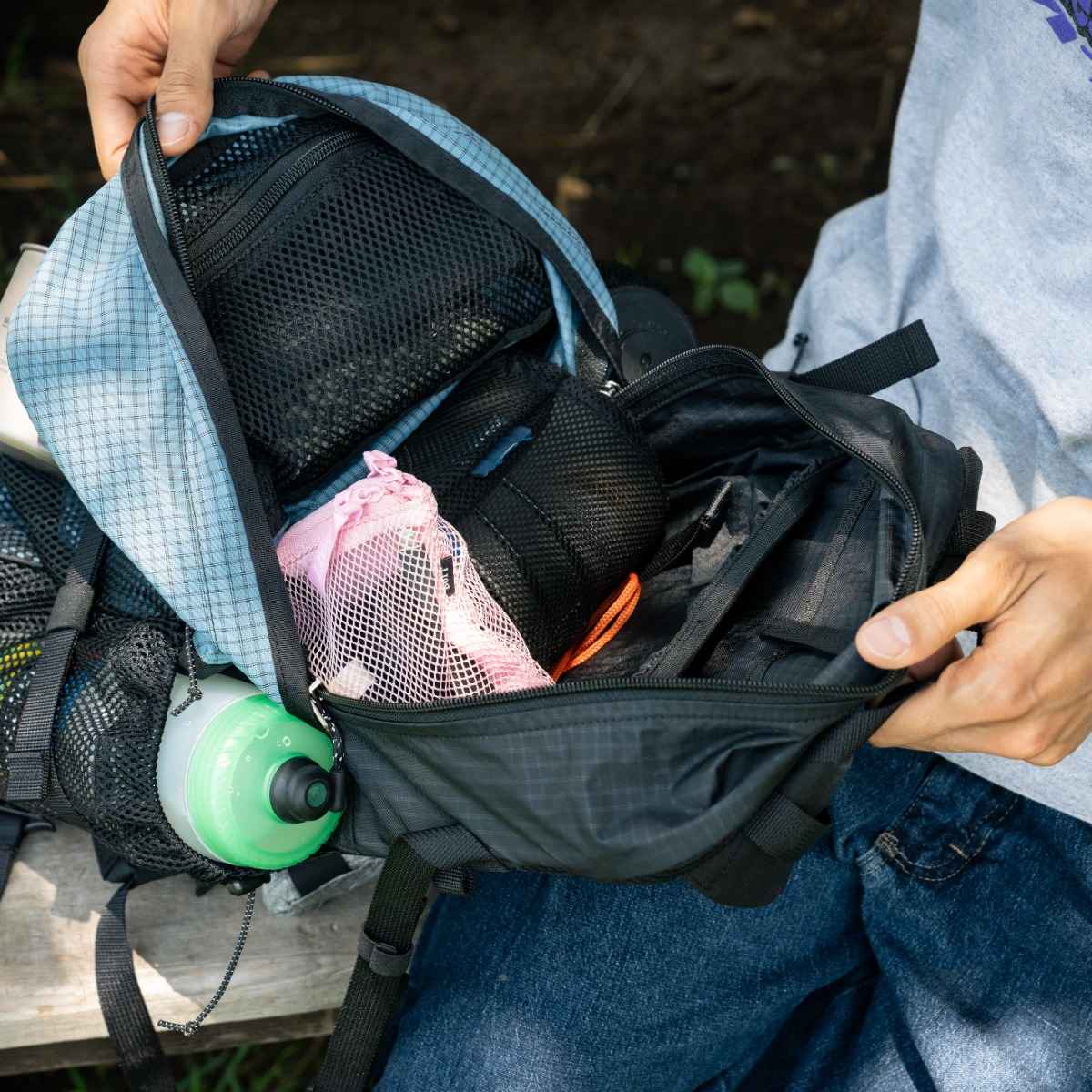 [最短当日出荷] FAIRWEATHER off pack 18 ultra grid/blue smoke [フェアウェザー]