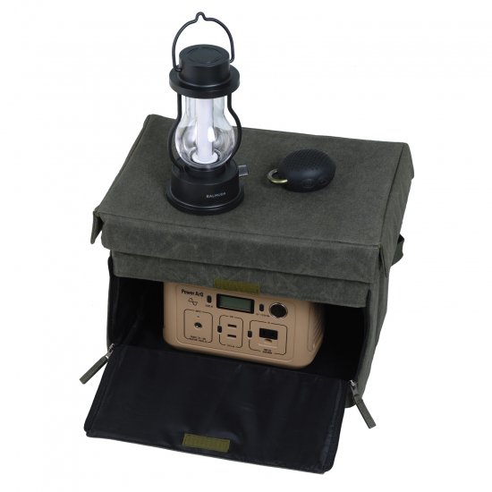 アソビト　asobito チェアサイドジッパーコンテナ　オリーブ　新品未使用 asobito チェアサイド・ジッパーコンテナ オリーブ [アソビト]