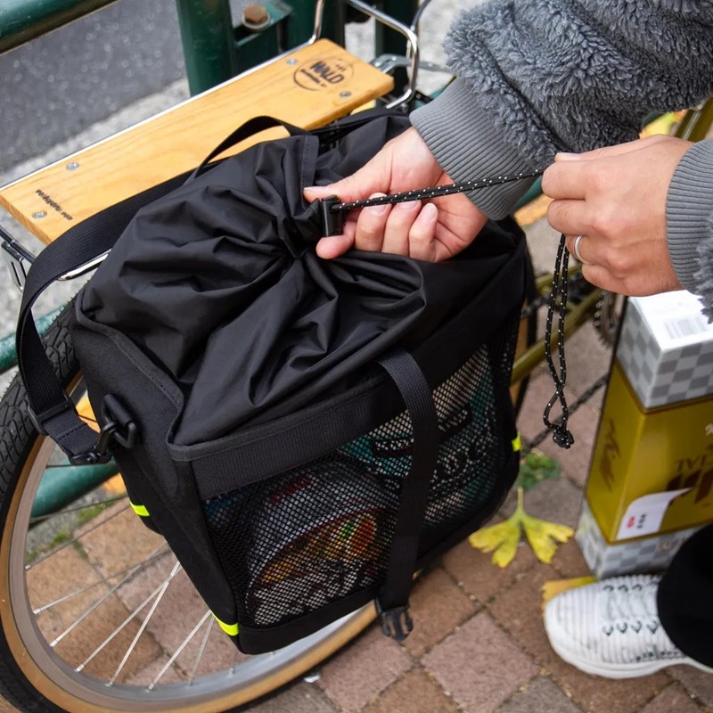 BLUE LUG grocery pannier black [ブルーラグ]