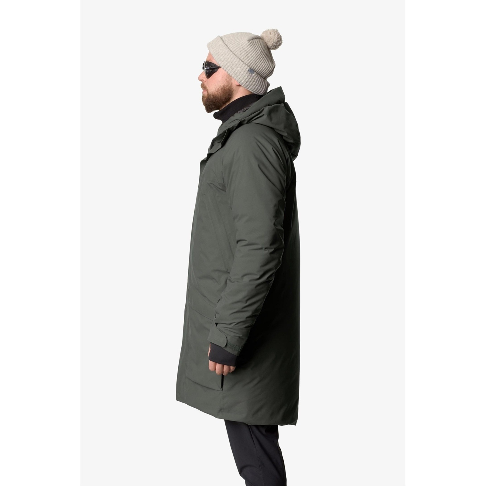 Houdini Mens Fall in Parka baremark green [フーディニ]