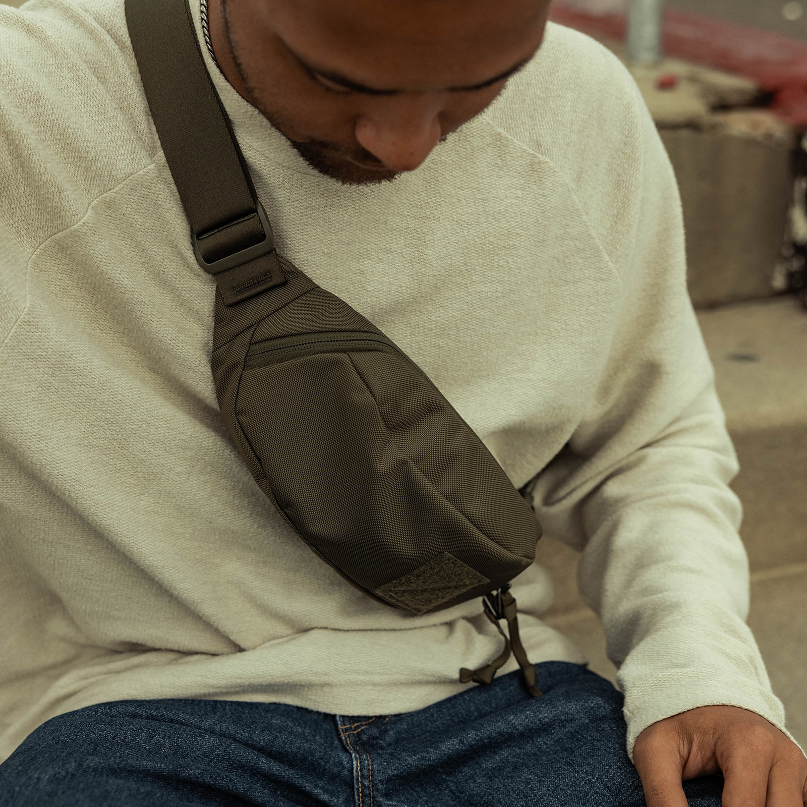 [当日出荷可] EVERGOODS CAS1 - Civic Access Sling 1L OD Green [エバーグッズ]