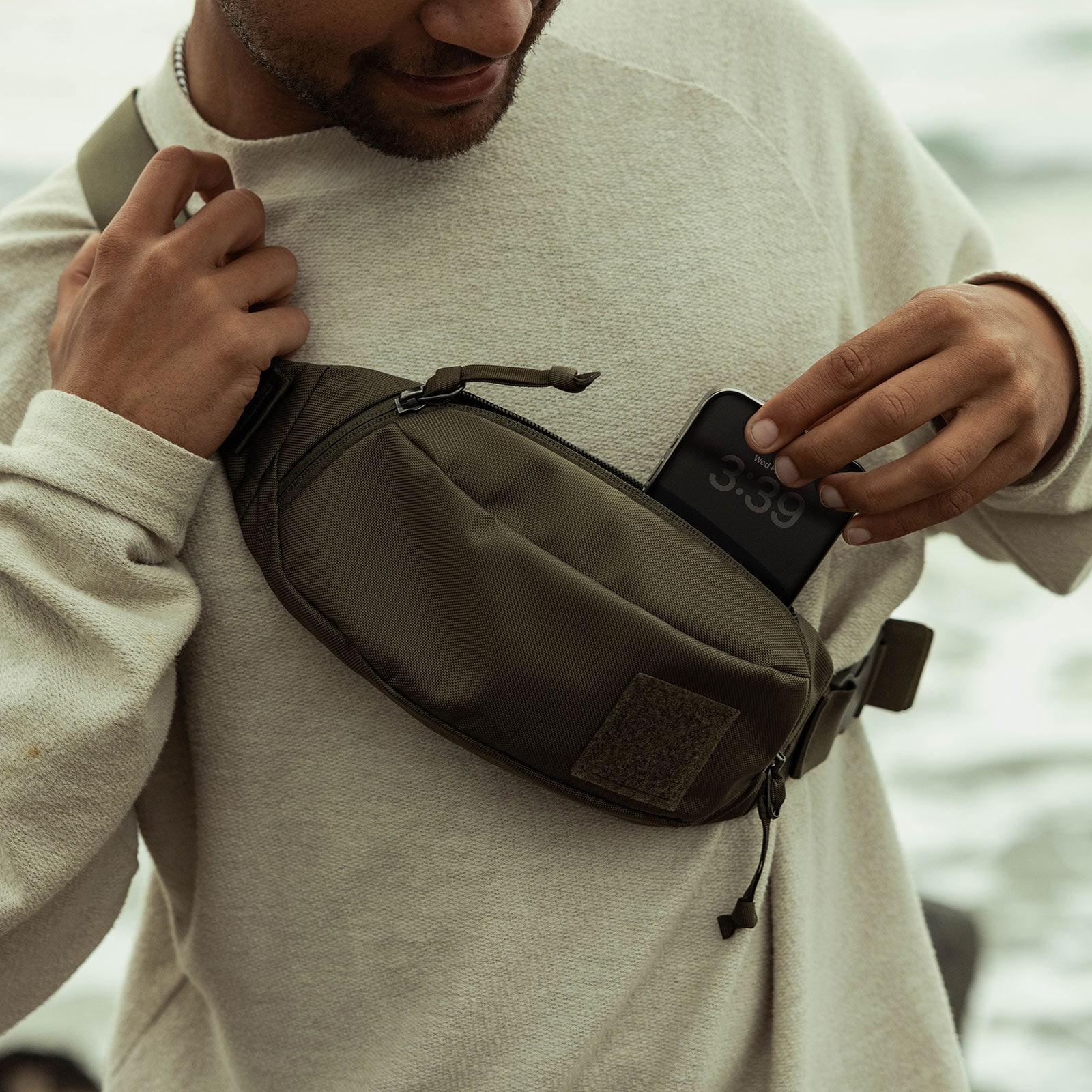 [当日出荷可] EVERGOODS CAS1 - Civic Access Sling 1L OD Green [エバーグッズ]