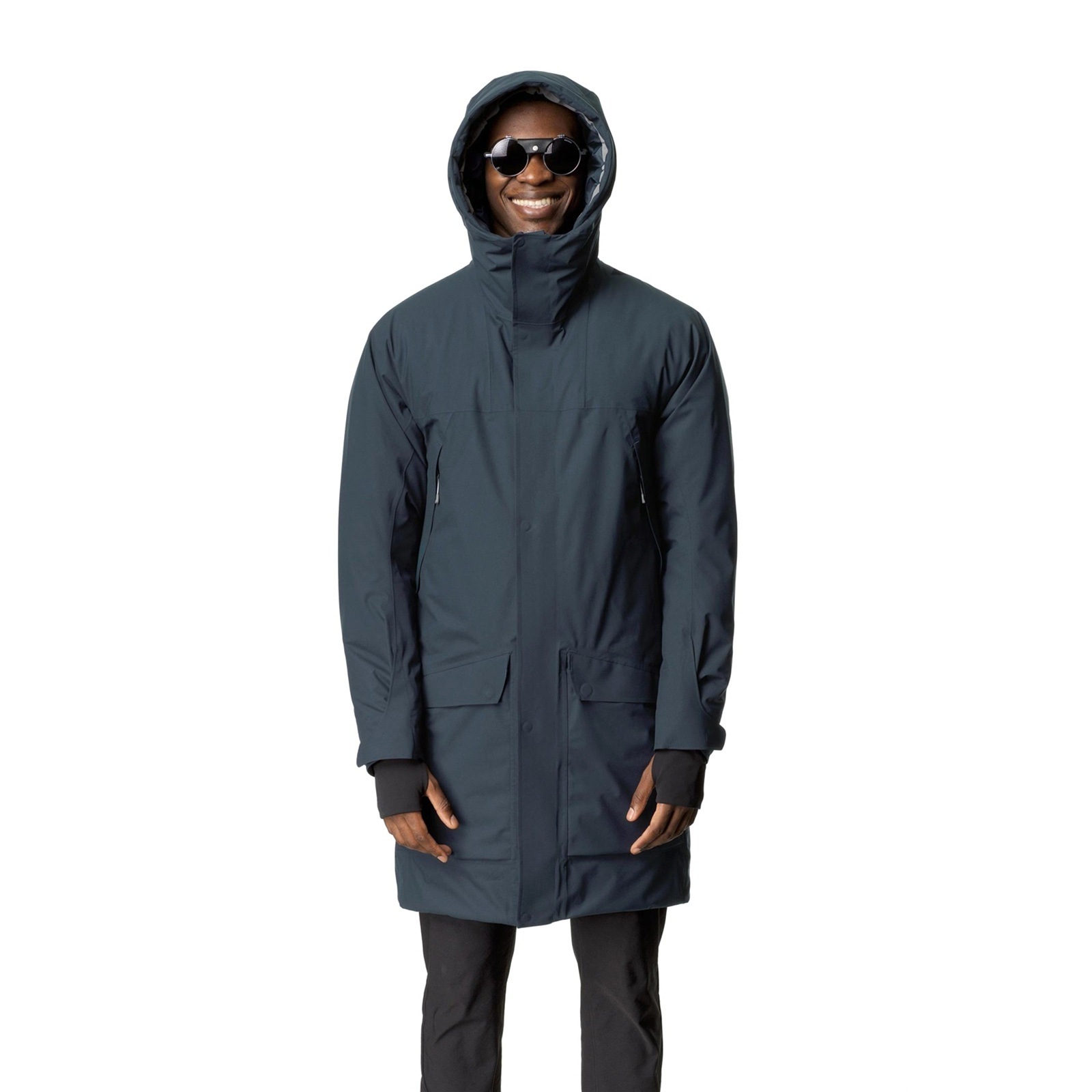 Houdini Mens Fall in Parka blue illusion [フーディニ]