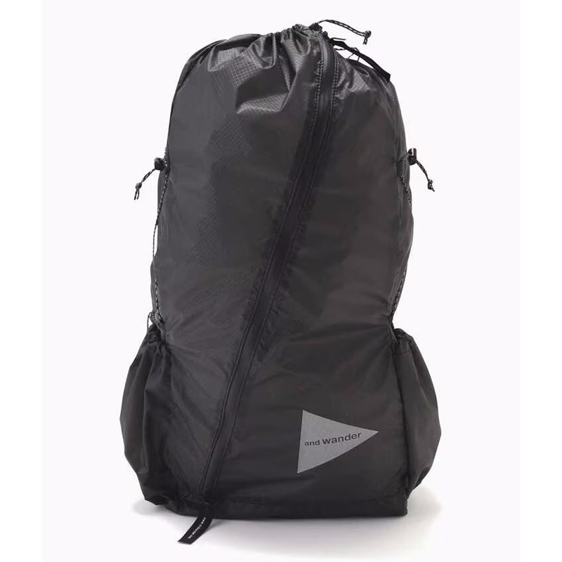 and wander sil daypack charcoal [アンドワンダー]