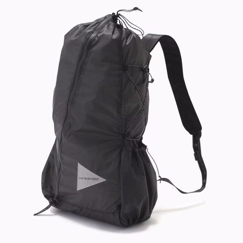 and wander sil daypack charcoal [アンドワンダー]