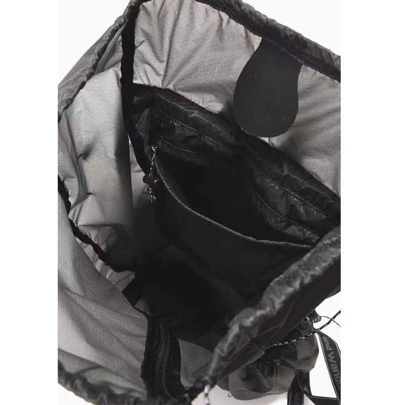 and wander sil daypack charcoal [アンドワンダー]