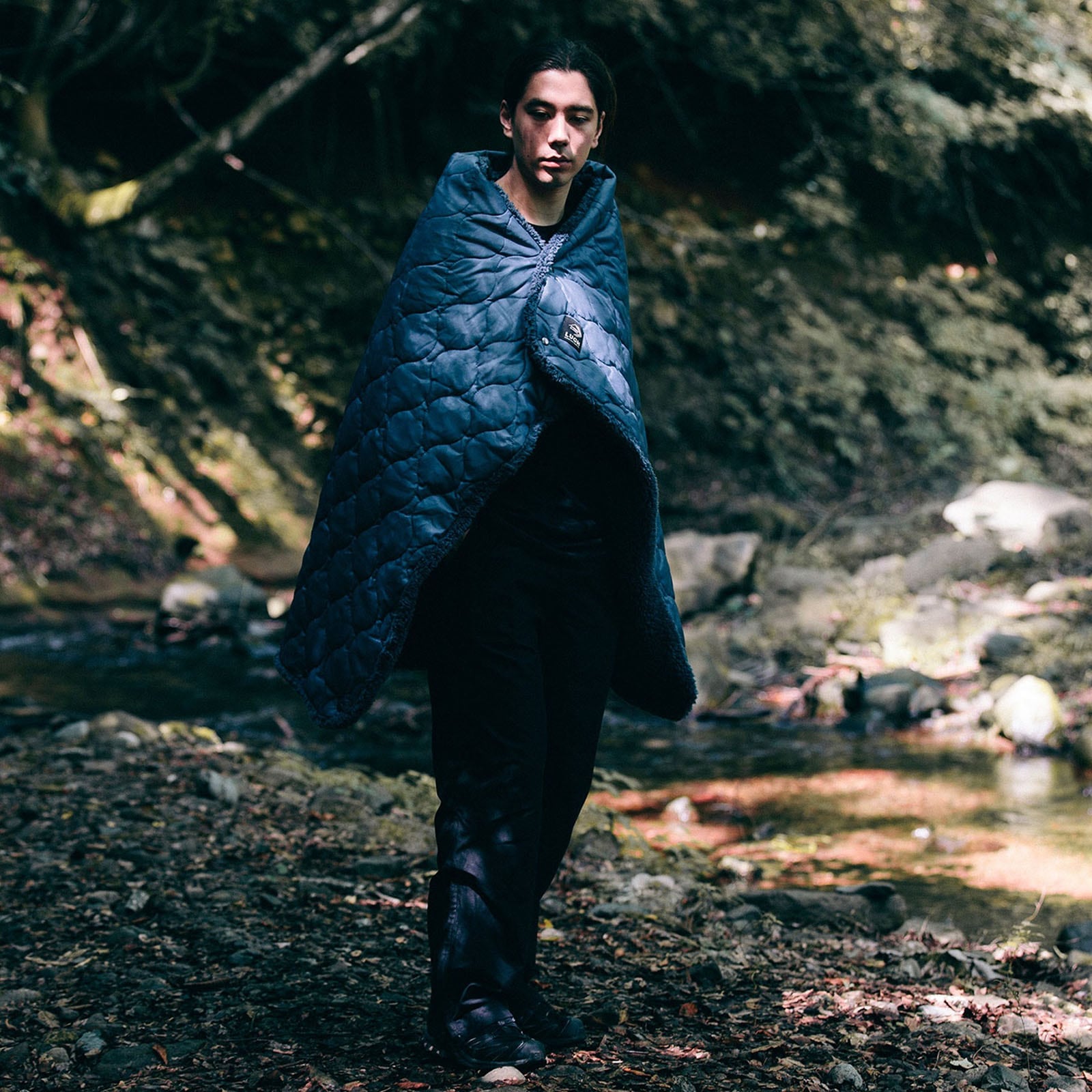 魔法瓶ブランケット Sサイズ ルー LUGH インディゴカラー LUGH 魔法瓶