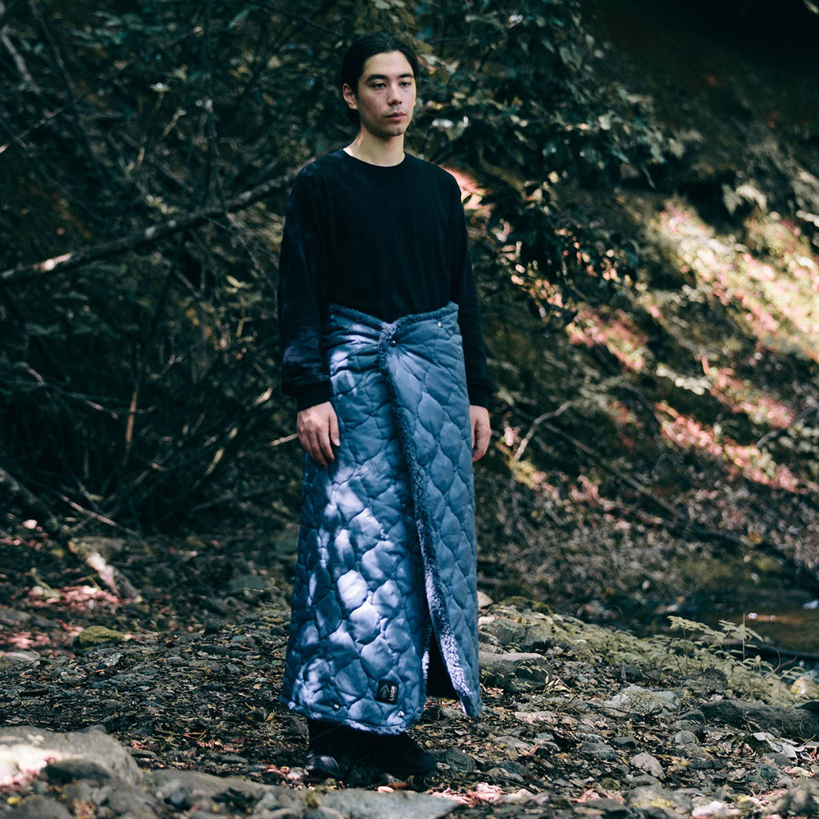 LUGH 魔法瓶ブランケット（グラフェン使用） インディゴ Sサイズ [ルー]