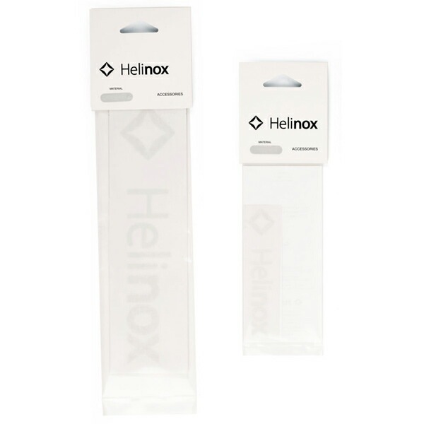 Helinox Helinox ロゴステッカー L ホワイト [ヘリノックス]
