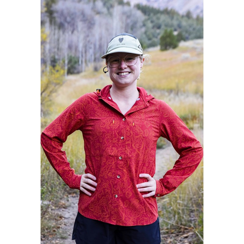 JOLLY GEAR ジョリーギア ジョリーギア着用レビュー 》アメリカ発！個性的な絵柄が山で映える