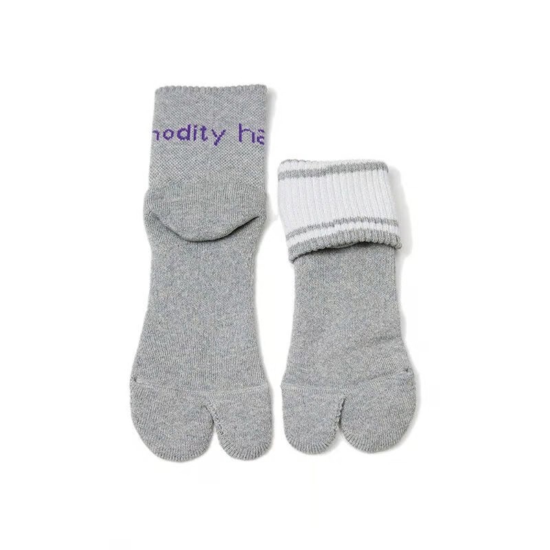 [当日出荷可] halo commodity Reversible socks 3 Top Grey [ハロ コモディティ]