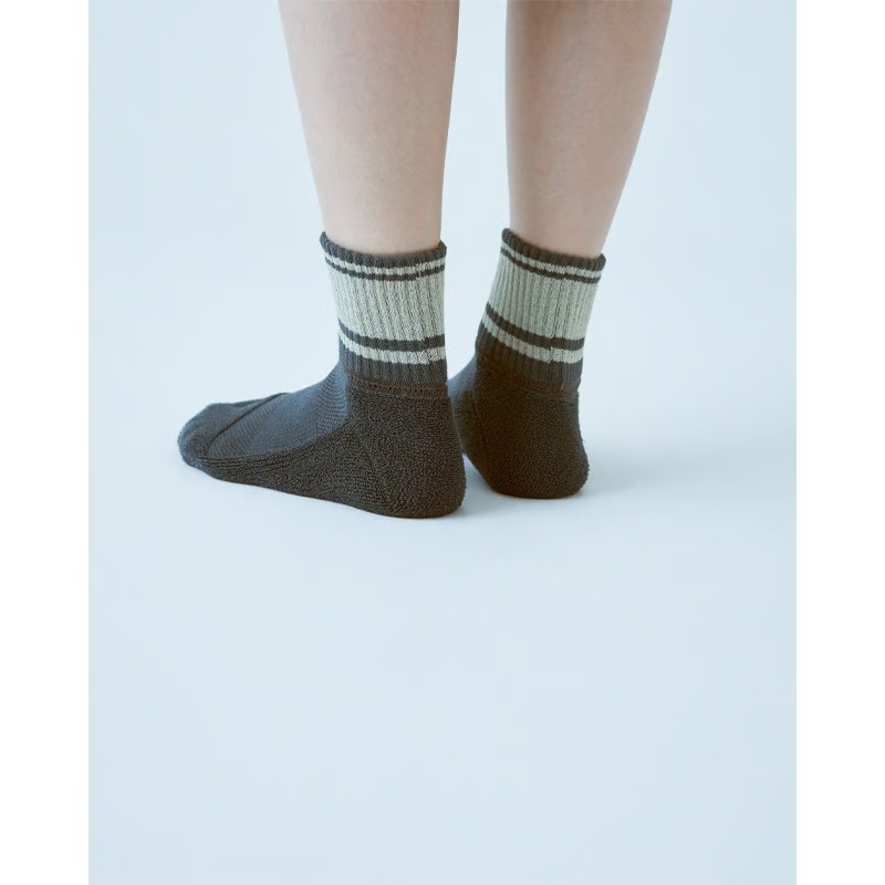 [当日出荷可] halo commodity Reversible socks 3 Top Grey [ハロ コモディティ]