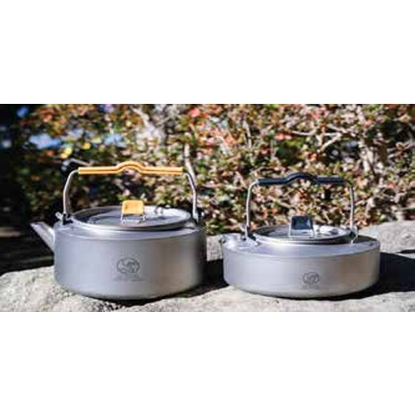 [当日出荷可][40%OFF] Outdoor Selection Titanium Kettle 1000ml [アウトドアセレクション]