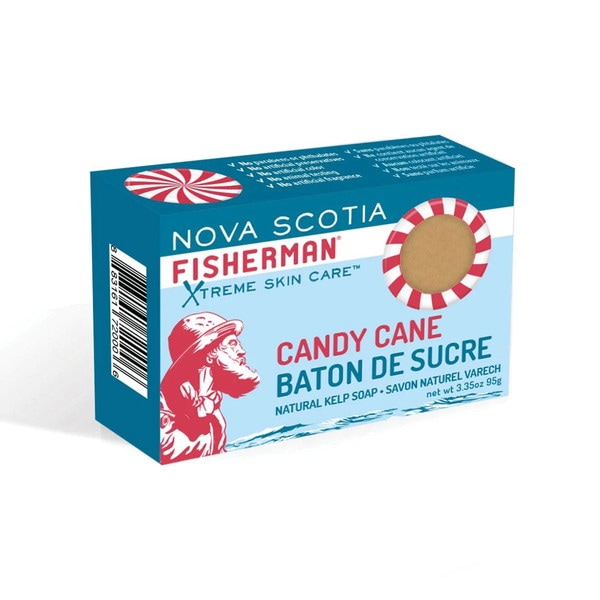 Nova Scotia Fisherman Candy Cane Soap 95g [ノバスコシアフィッシャーマン]