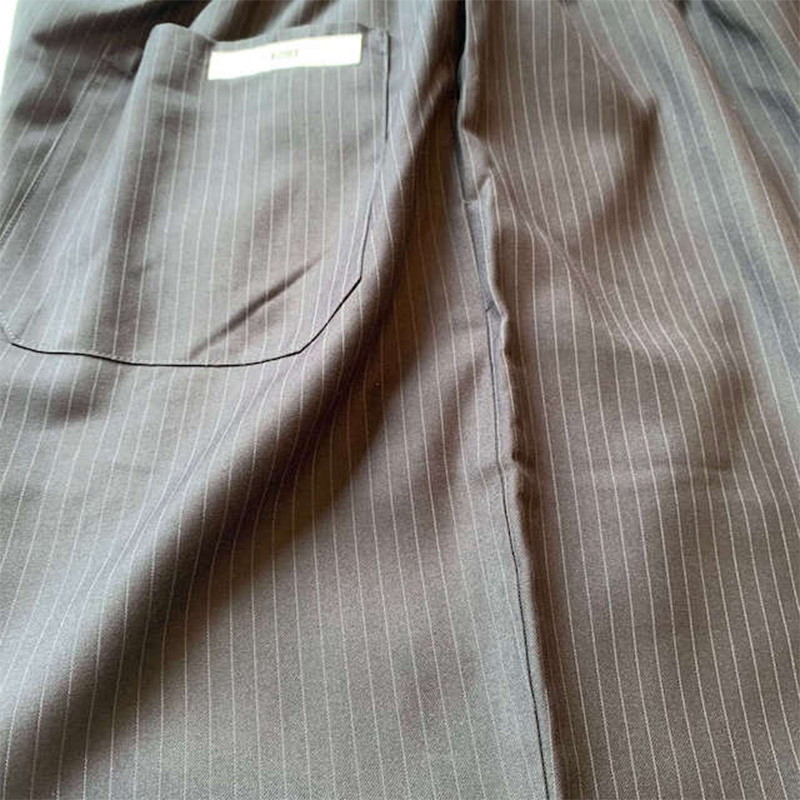 voiry SUNDAY PANTS-LUX STRIPE NAVY-STRIPE [ヴォイリー]