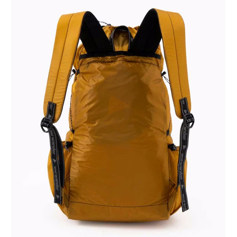 and wander sil daypack yellow [アンドワンダー]