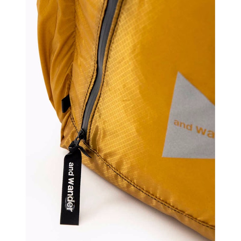 and wander sil daypack yellow [アンドワンダー]