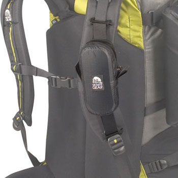 GRANITE GEAR ショルダーストラップポケット ブラック [グラナイトギア]