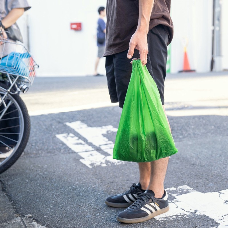 FAIRWEATHER packable nano tote green [フェアウェザー]