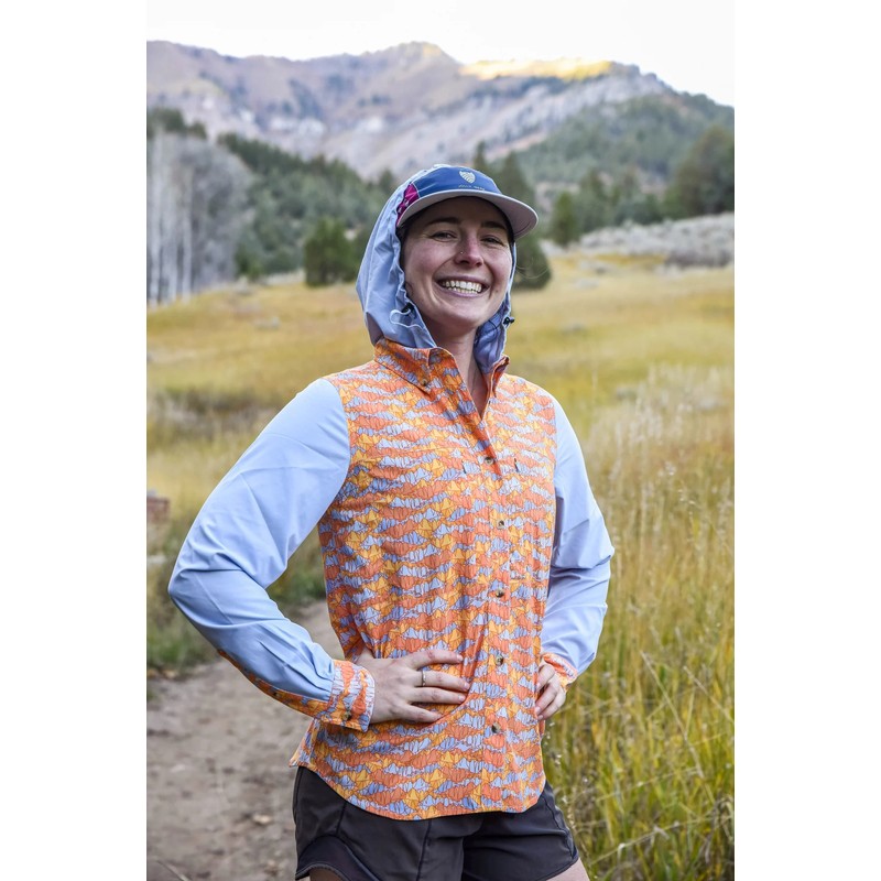 JOLLY GEAR Triple Crown Button Down Long Sleeve Pool Party