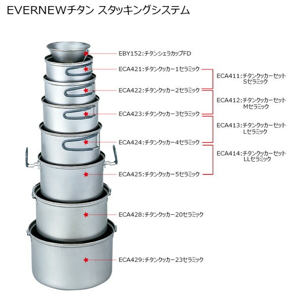 EVERNEW チタンクッカー2セラミック [エバニュー]