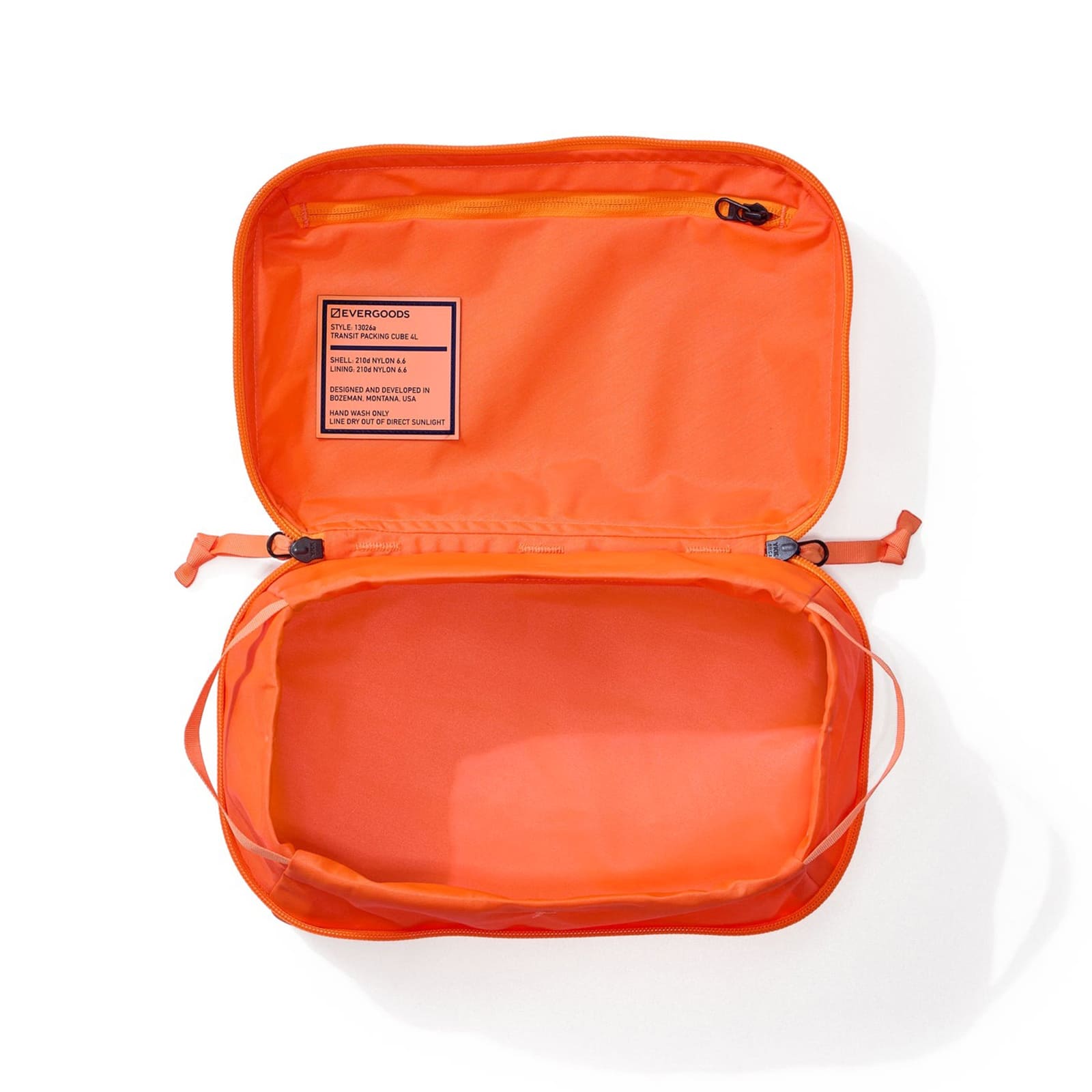 [当日出荷可] EVERGOODS TPC4 - Transit Packing Cube 4L Hot Orange [エバーグッズ]