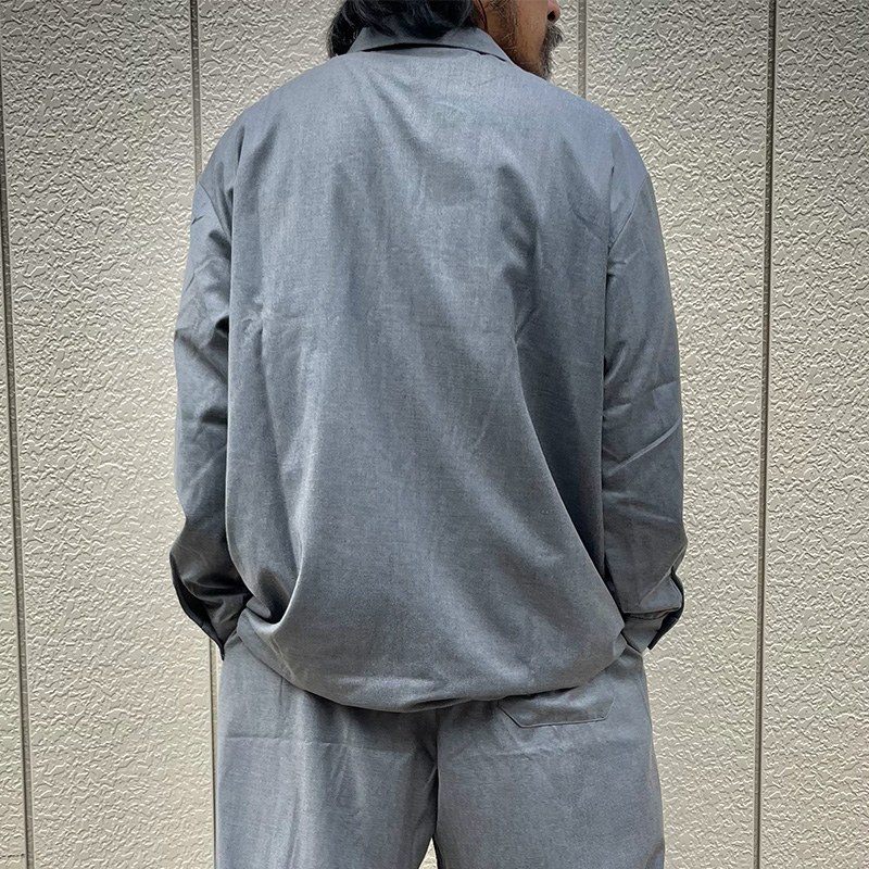 voiry DOCTOR SHIRTS-CORD_LUX MIX GRAY [ヴォイリー]