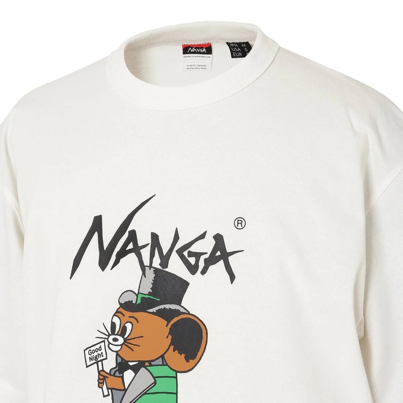 え*む様 限定品　NANGA Jerry Ukai GOOUT ロンＴ NANGA NANGA×Jerry Ukai ECO HYBRID Sleeping Jerry Marquez TEE