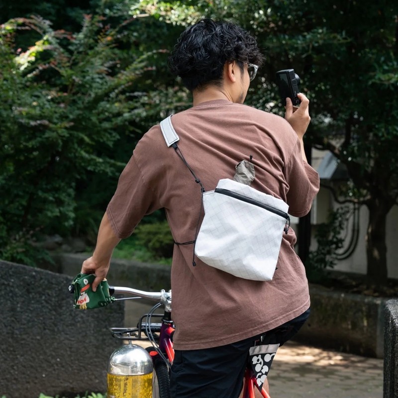 [当日出荷可] FAIRWEATHER road sacoche cordura rip/gray beige [フェアウェザー]