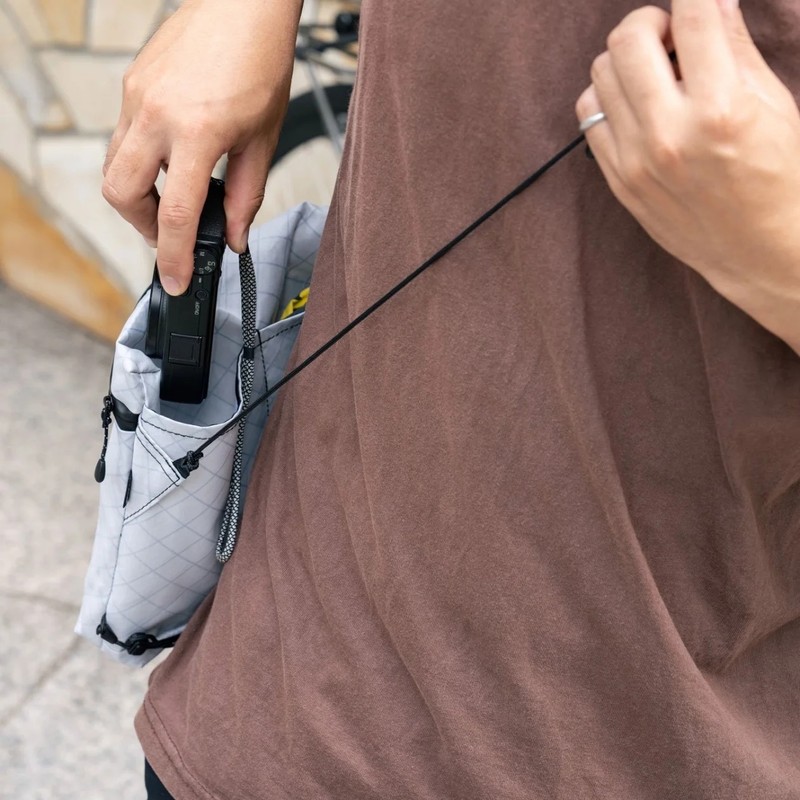 [当日出荷可] FAIRWEATHER road sacoche cordura rip/gray beige [フェアウェザー]