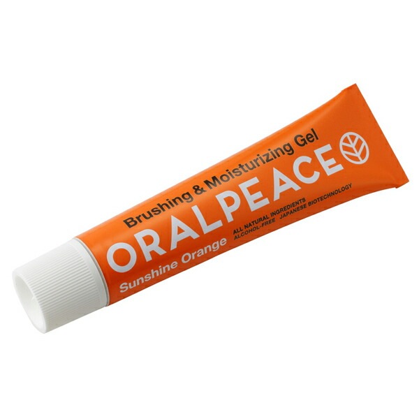 ORALPEACE 歯みがき＆口腔ケアジェル サンシャインオレンジ 50g [オーラルピース]