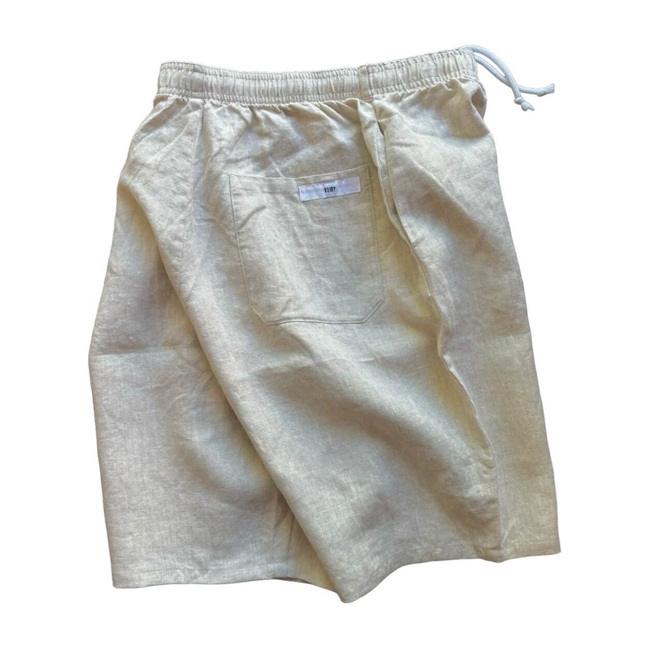 [当日出荷可] voiry SUNDAY PANTS-LINEN_1/2 NATURAL [ヴォイリー]