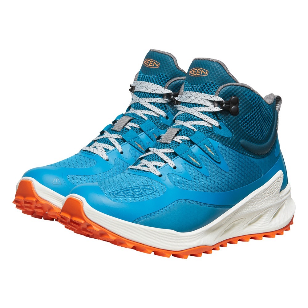 KEEN Women ZIONIC MID WP Fjord Blue/Tangerine [キーン]