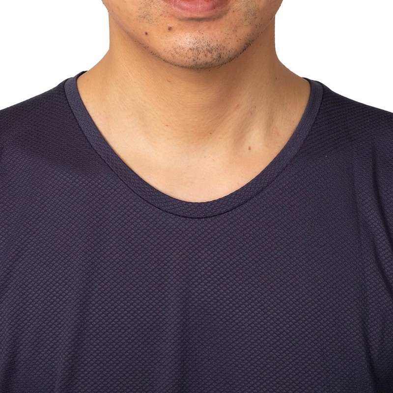 アクシーズクイン 凌 SHINOGI ウロコシャツ 七分袖 スミイロ [シノギ]