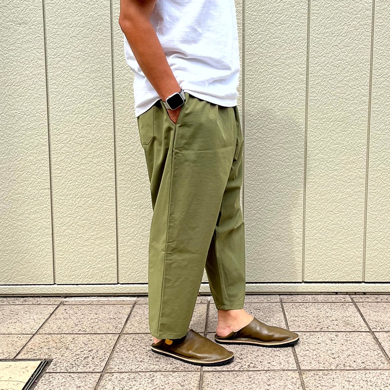 voiry SUNDAY PANTS-A KHAKI [ヴォイリー]