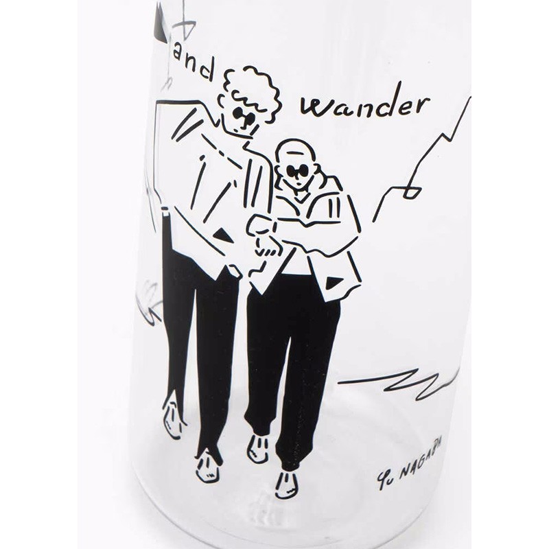 and wander Yu Nagaba bottle 500 clear [アンドワンダー]