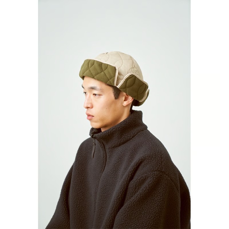 [当日出荷可] halo commodity Flutter Turn Cap Beige [ハロ コモディティ]