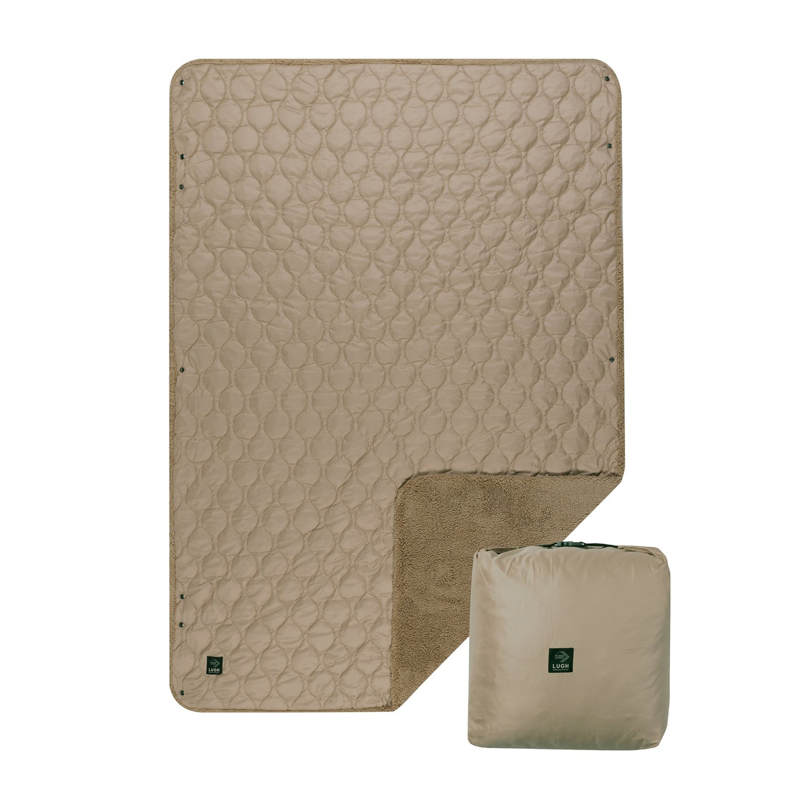 LUGH 魔法瓶ブランケット（グラフェン使用） ウォルナット Lサイズ [ルー]