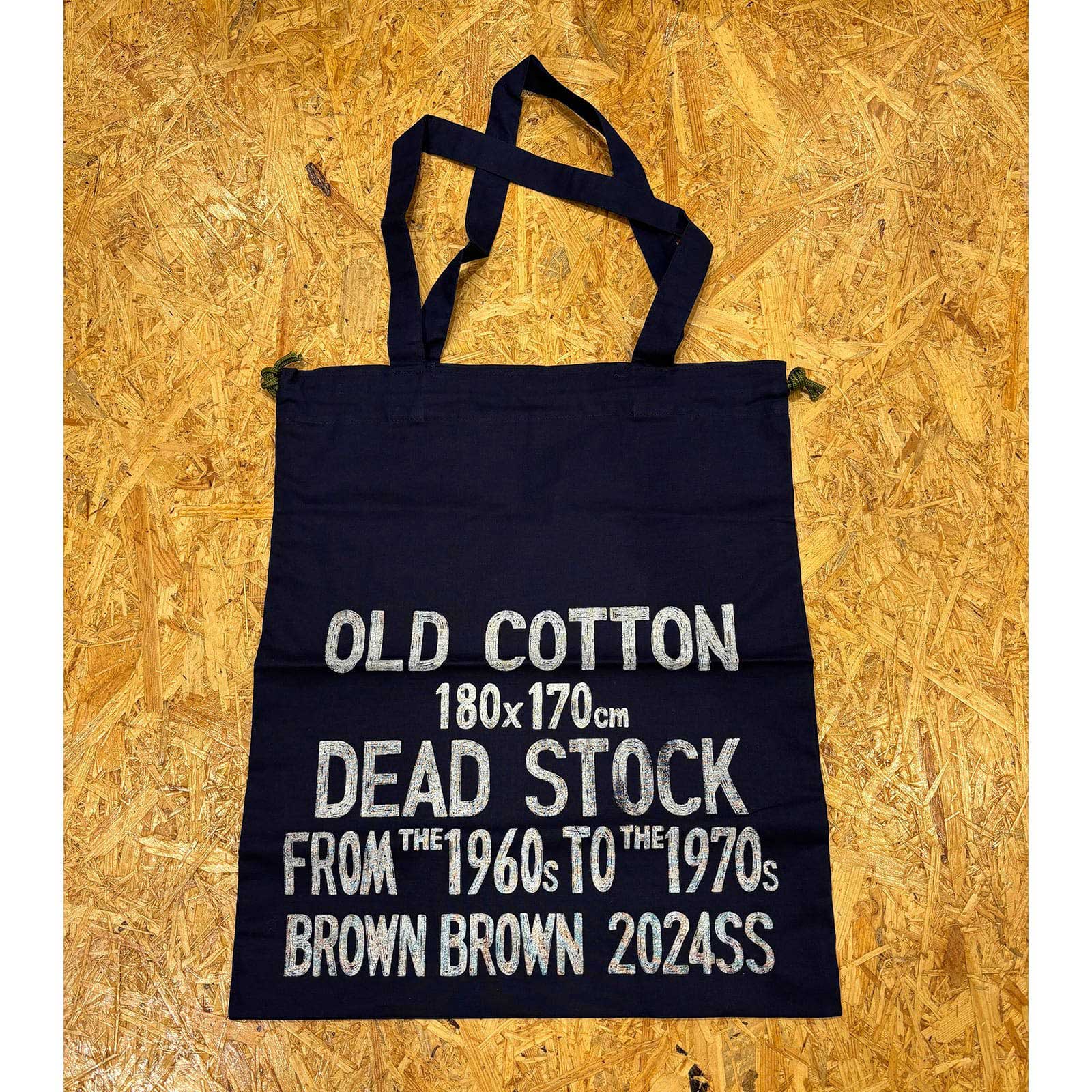 当日出荷可][50%OFF] BrownBrown トート巾着バック Navy [ブラウン