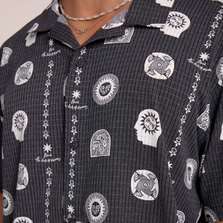 ROARK RUN AMOK BLESS UP TRAIL BLACK PRINT [ロアーク ランアモック]