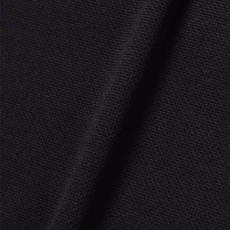 and wander power dry jersey LS hoodie black [アンドワンダー]